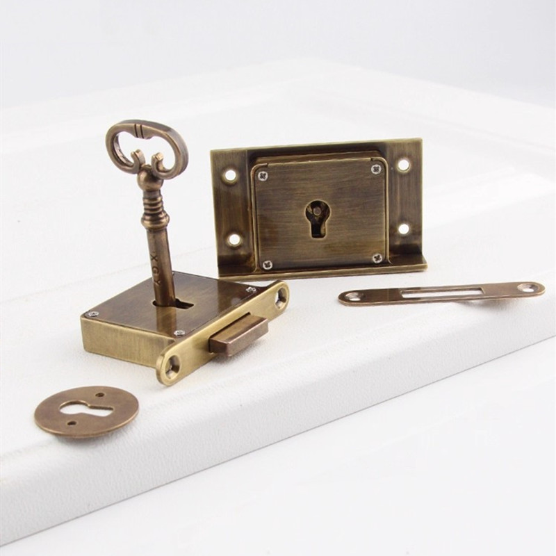 High Tech Office Accessories - 1PC Antique-style Drawer Lock Desk and