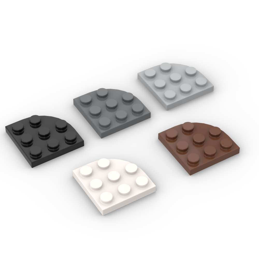 Tech Accessories For Kids - MOC 10PCS 30357 Round Corner 3x3