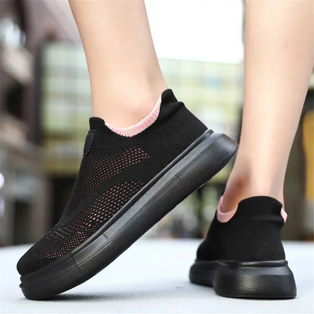 Tech Accessories Business - Platform Stockings Brown Shoes For Woman