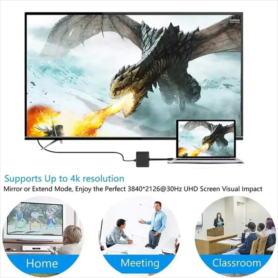 3-in-1 USB 3.0 Hub USB-C to HD - Usb Hub 7 Port 评论和价格
