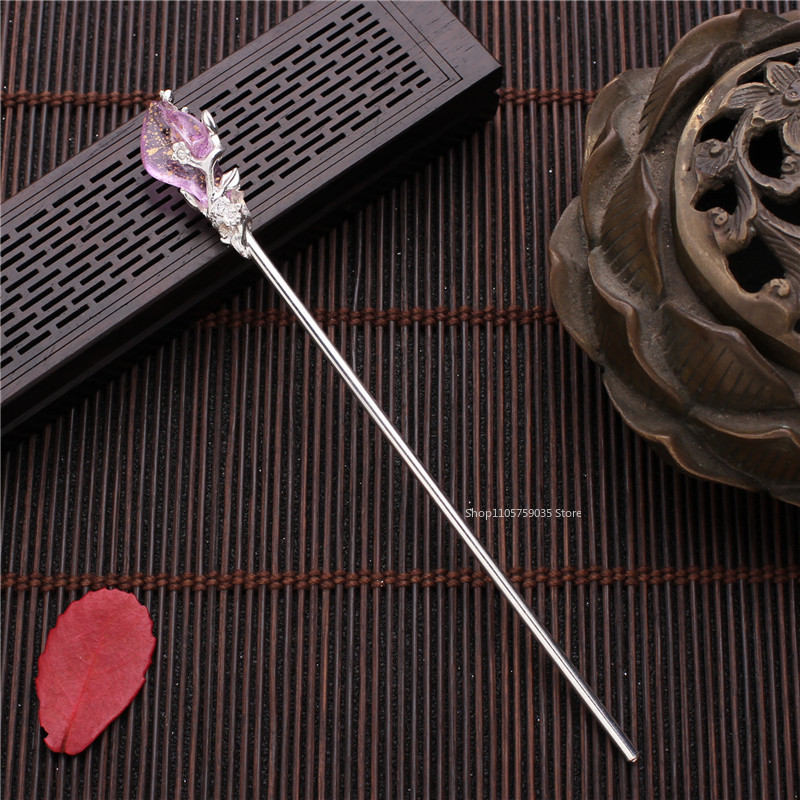 Chinese Style Hanfu Crystal Ha - Vintage Tech Accessories 评论和价格