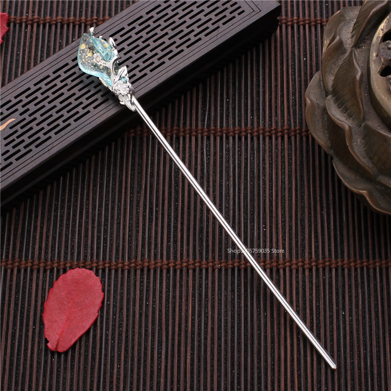 Chinese Style Hanfu Crystal Ha - Vintage Tech Accessories 评论和价格