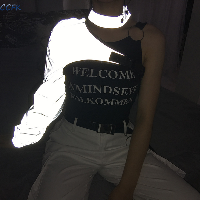 Y2k Aesthetic Reflective Women - Tech Wear Accessories 评论和价格