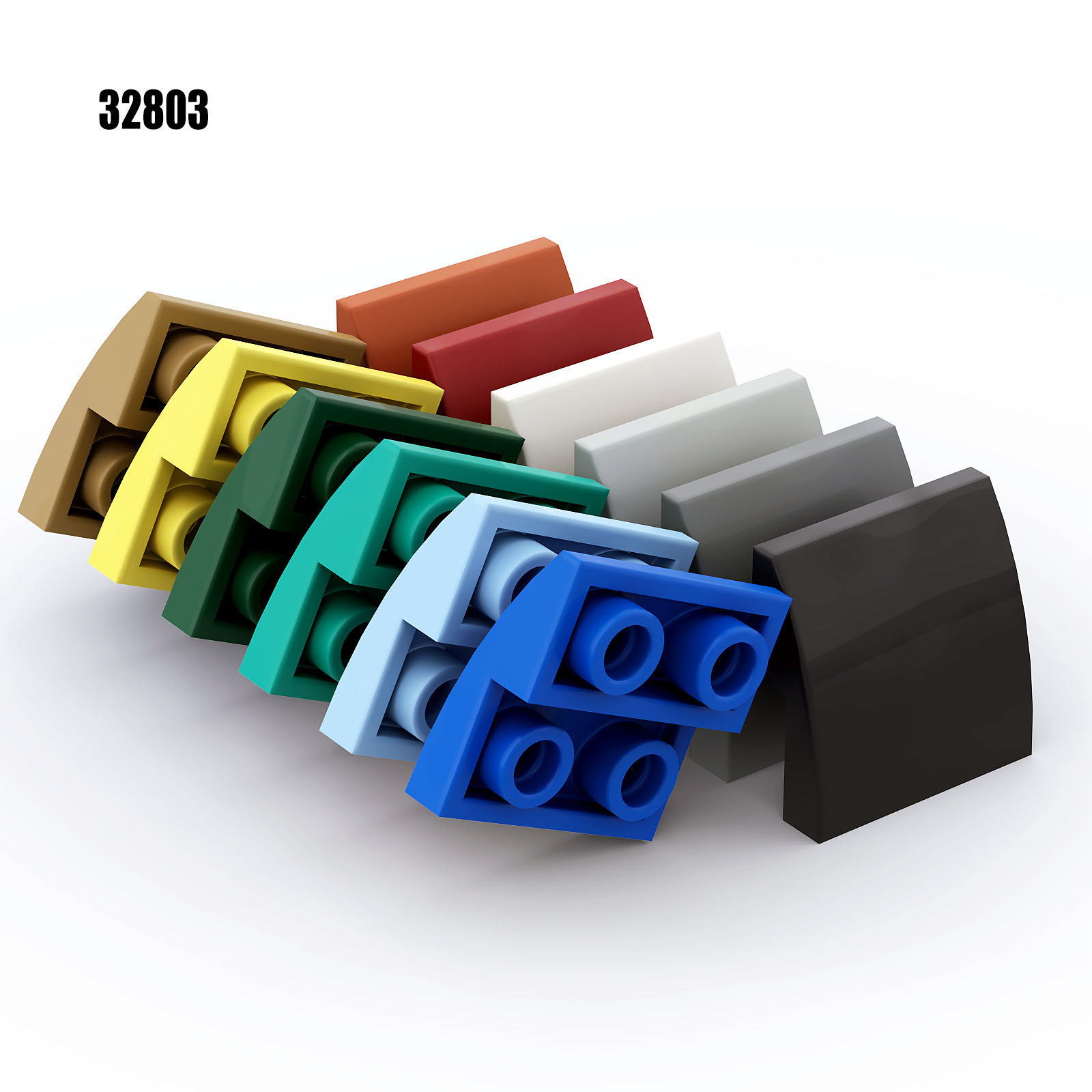 50pcs MOC Bricks 32803 2x2 Rev - Tech Accessories For Kids 评论和价格