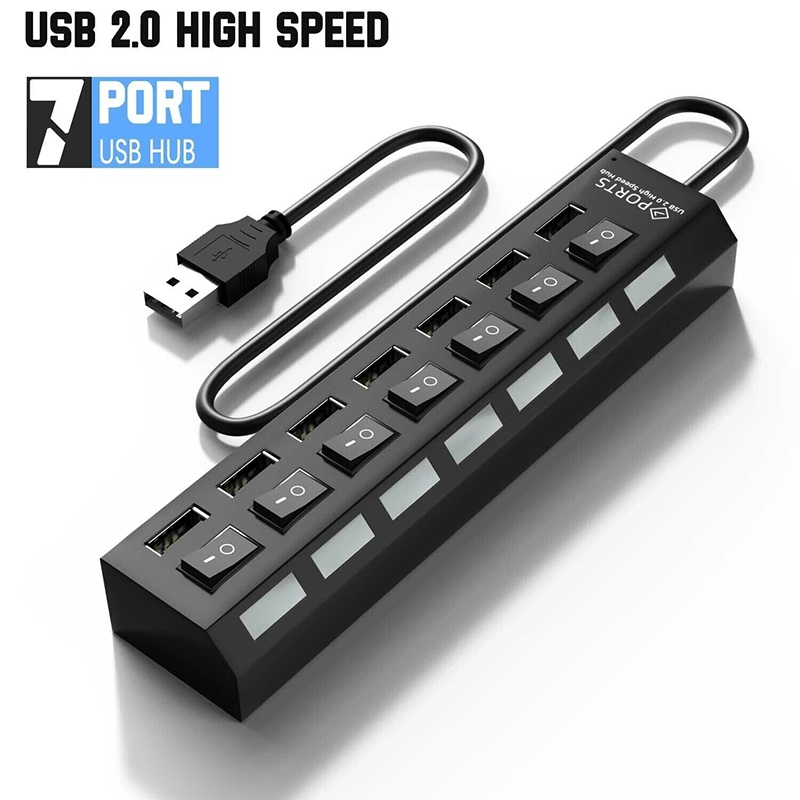 7 In 1 USB 3.0 Hub Multi USB S - Usb Hub 7 Port 评论和价格