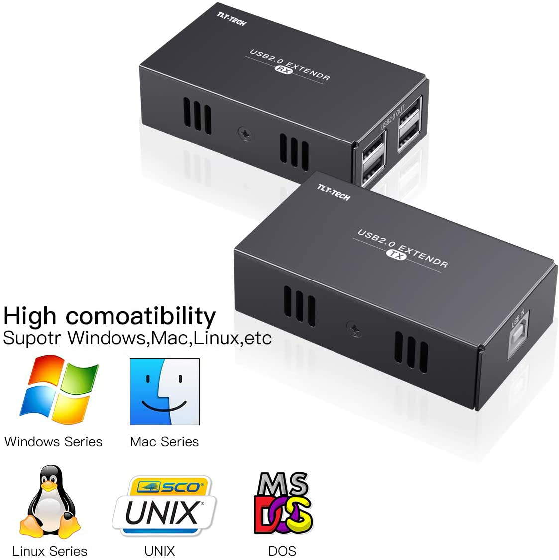 USB 2.0 Extender with 4 Port U - Usb Hub 7 Port 评论和价格