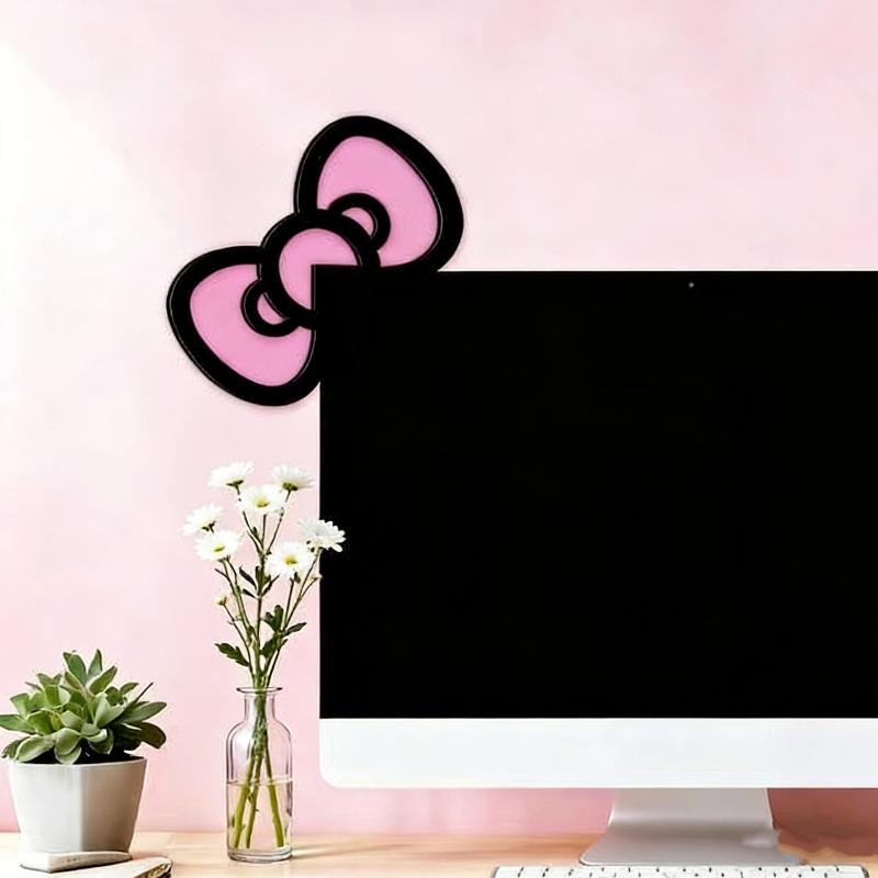 New 1/2Pcs Wooden Bowknot PC A - Tech Desktop Accessories 评论和价格