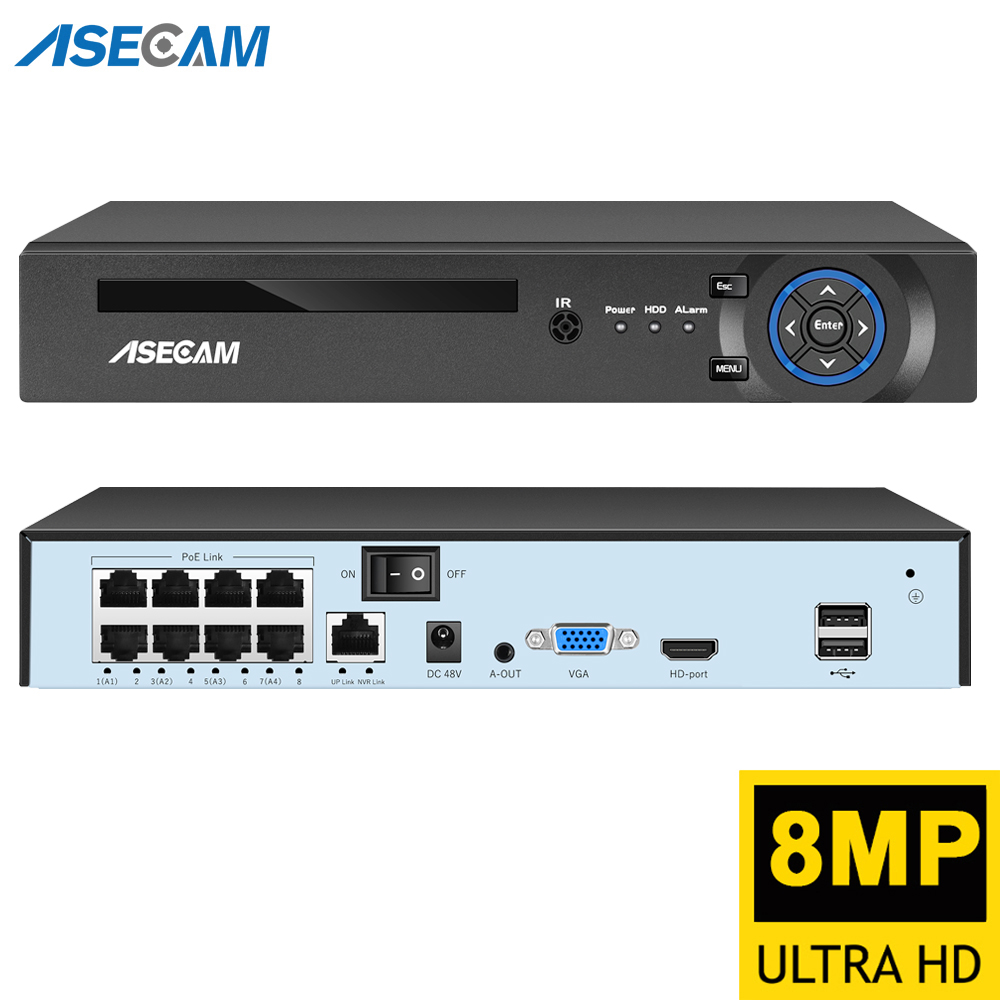 Super 8MP POE NVR Video Record - Usb Hub 7 Port 评论和价格