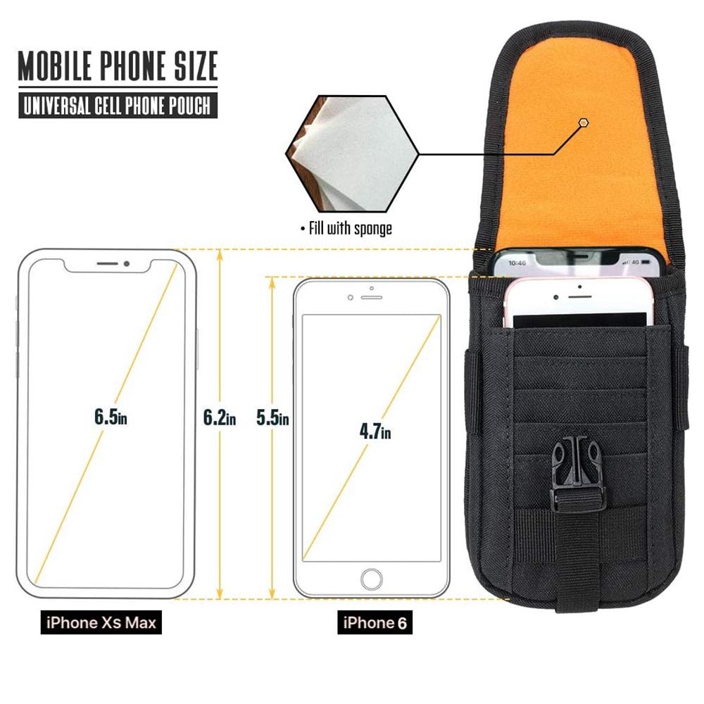 Tactical Phone Pouch Molle,Sma - Tech Wear Accessories 评论和价格