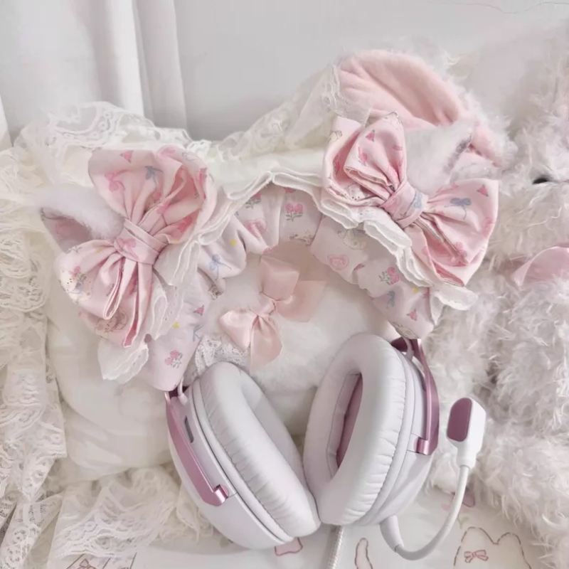 Ruffled Edge Lace Head Mounted - Tech Desktop Accessories 评论和价格