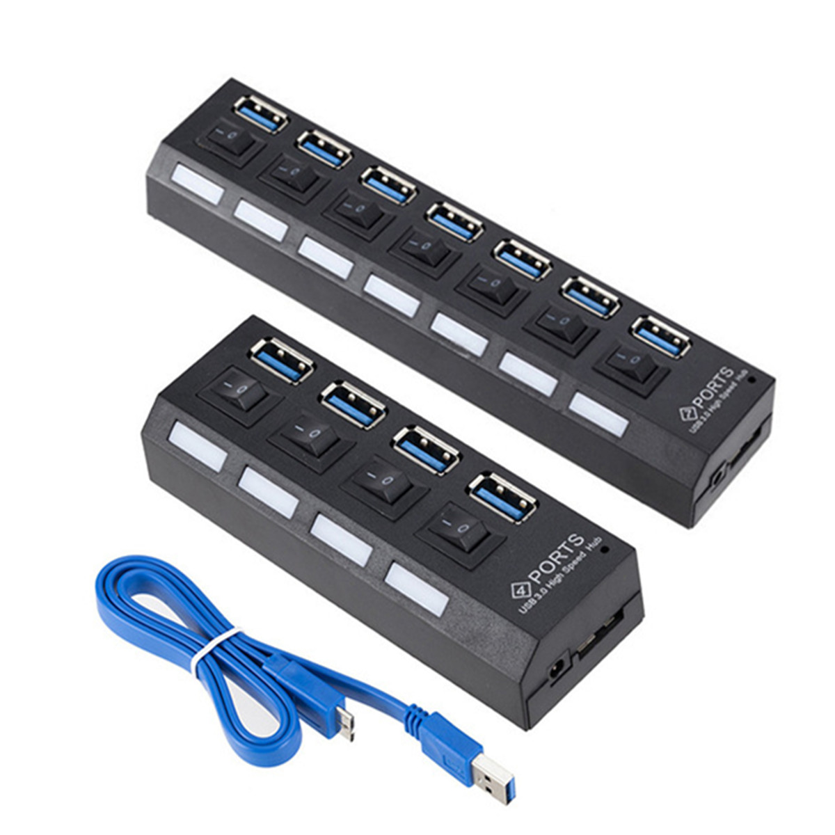 USB 3.0 Hub 5Gbps High Speed M - Usb Hub 7 Port 评论和价格