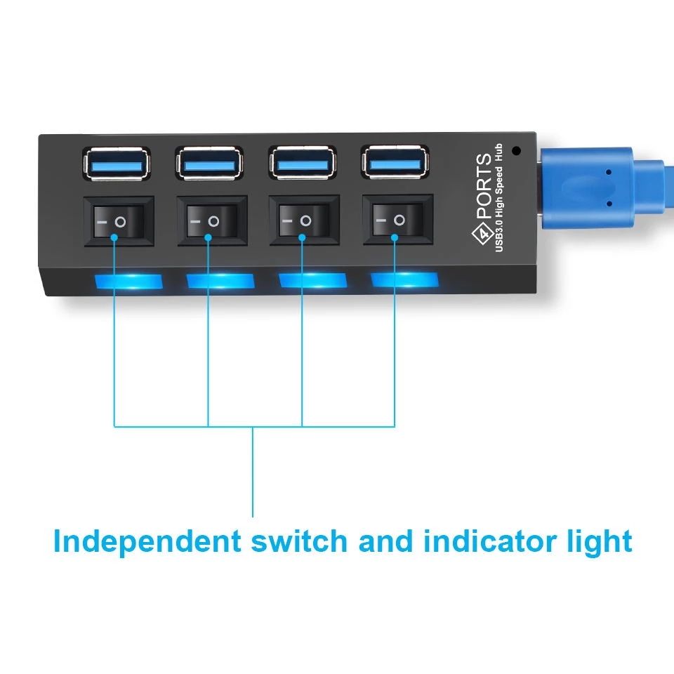 USB 3.0 Hub 5Gbps High Speed M - Usb Hub 7 Port 评论和价格
