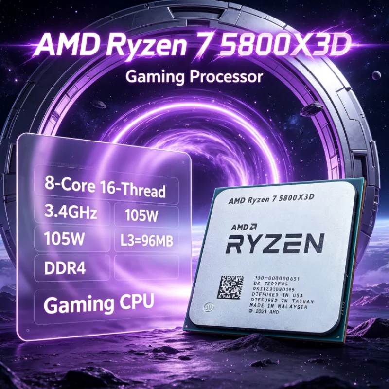 AMD R7 5800X3D 96 MB 105W 7nm  - Amd Cpu Ryzen 7 评论和价格