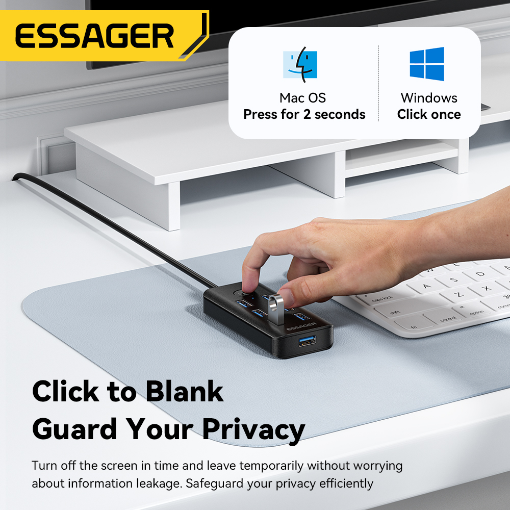 Essager 7-in-1 USB 3.0 Hub Mul - Usb Hub 7 Port 评论和价格