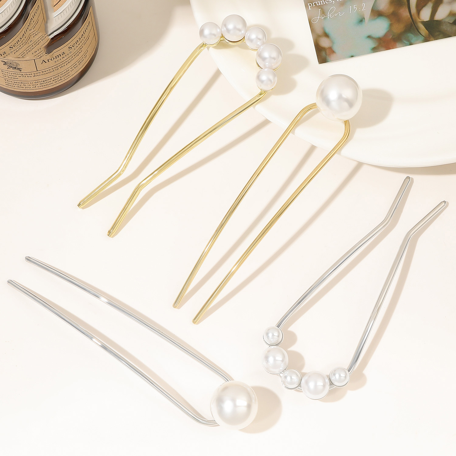 New Metal Vintage U Shape Hair - Vintage Tech Accessories 评论和价格