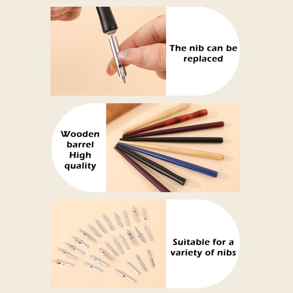 1pcs High Quality Wooden Rod D - High Tech Office Accessories 评论和价格