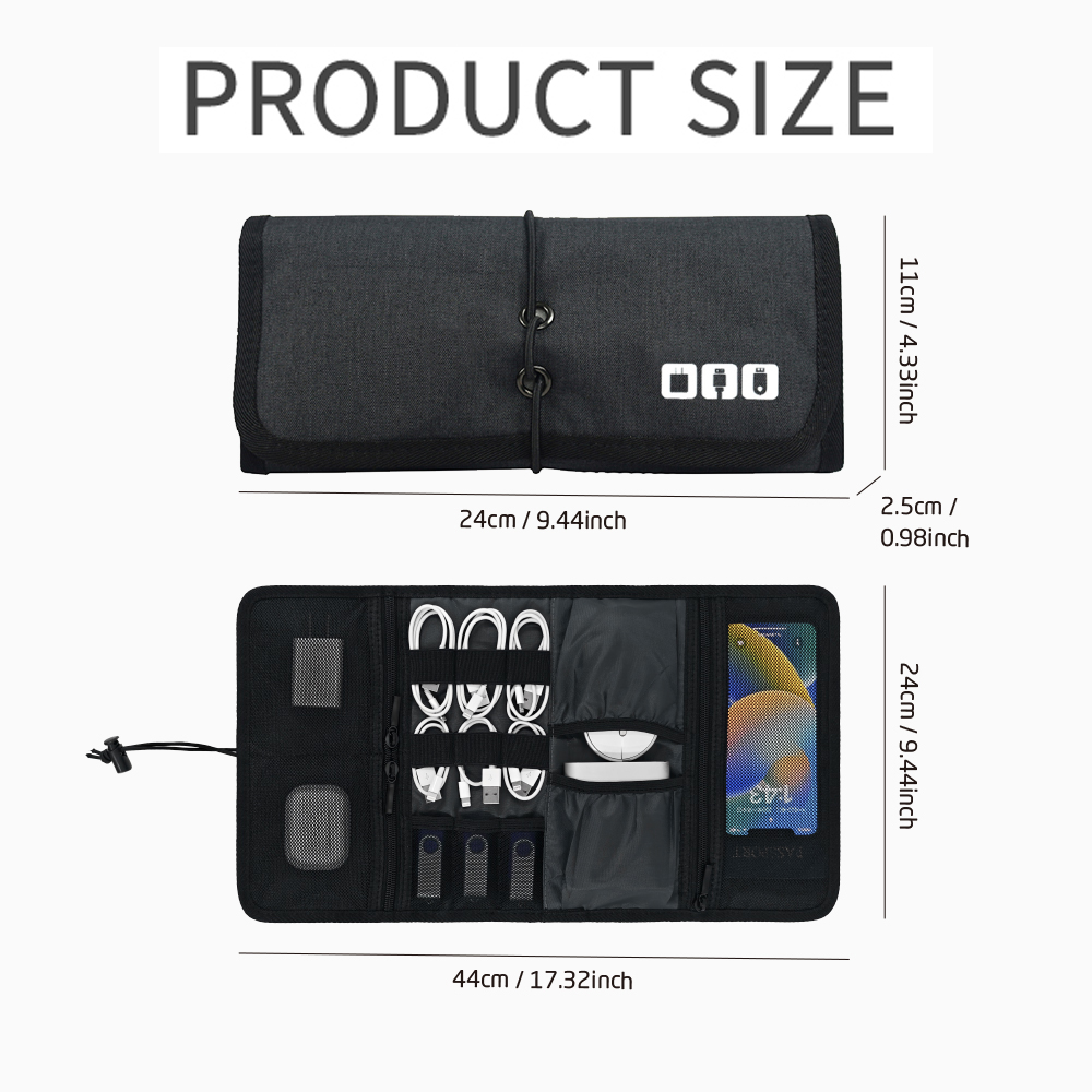 Tech Organizer Bag Cable Stora - Tech Accessories For Travel 评论和价格