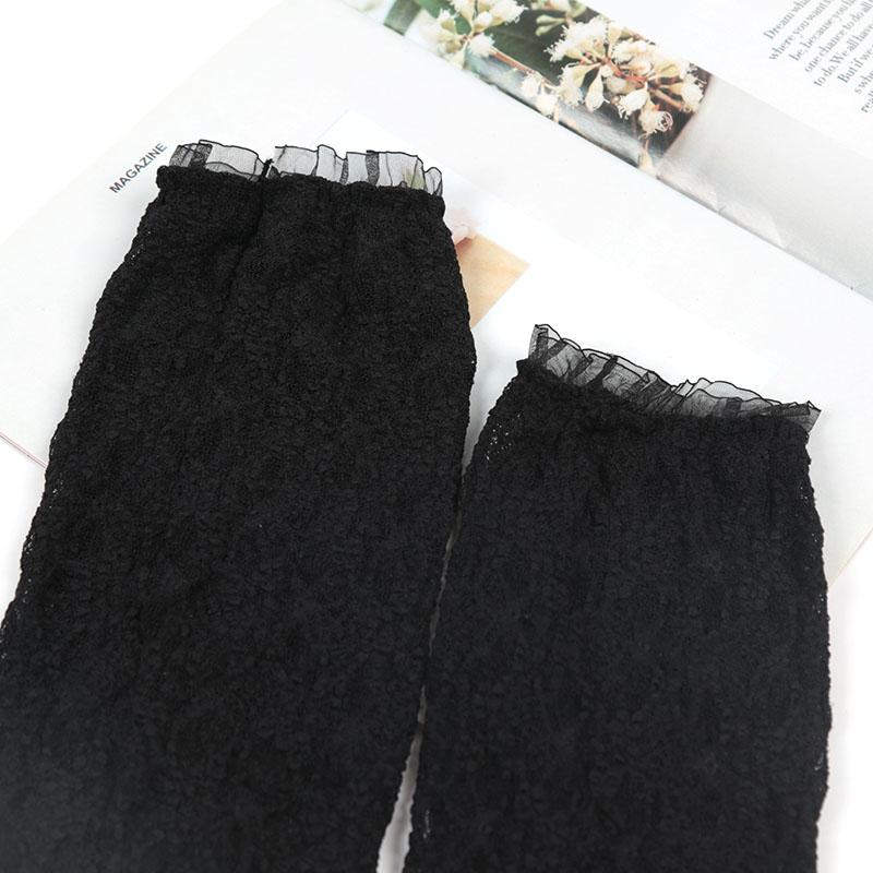 1 Pair Women Long Lace Fingerl - Tech Wear Accessories 评论和价格