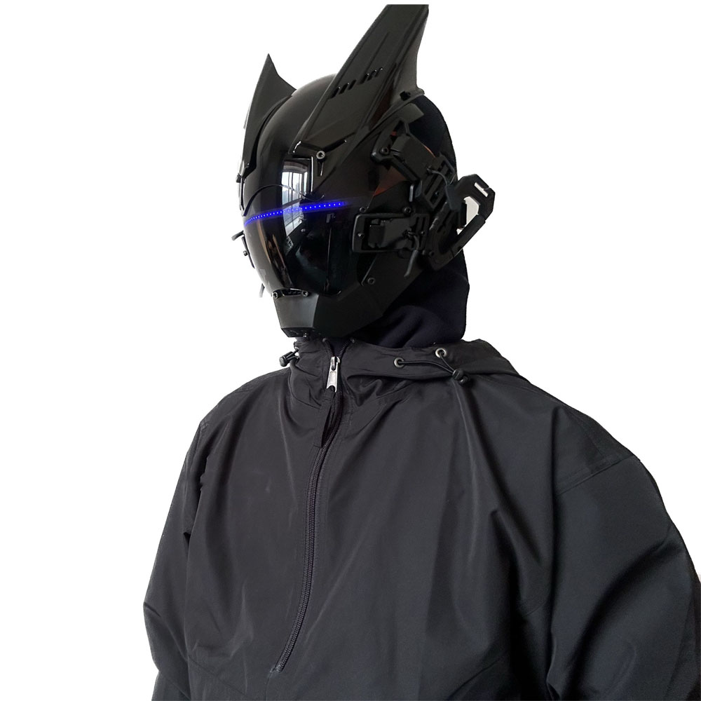 Cyberpunk Punk Mask Helmet,Fut - Tech Wear Accessories 评论和价格