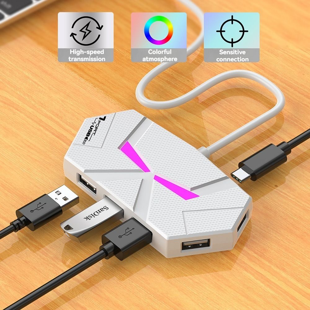 4/7 Ports USB Docking Station  - Usb Hub 7 Port 评论和价格