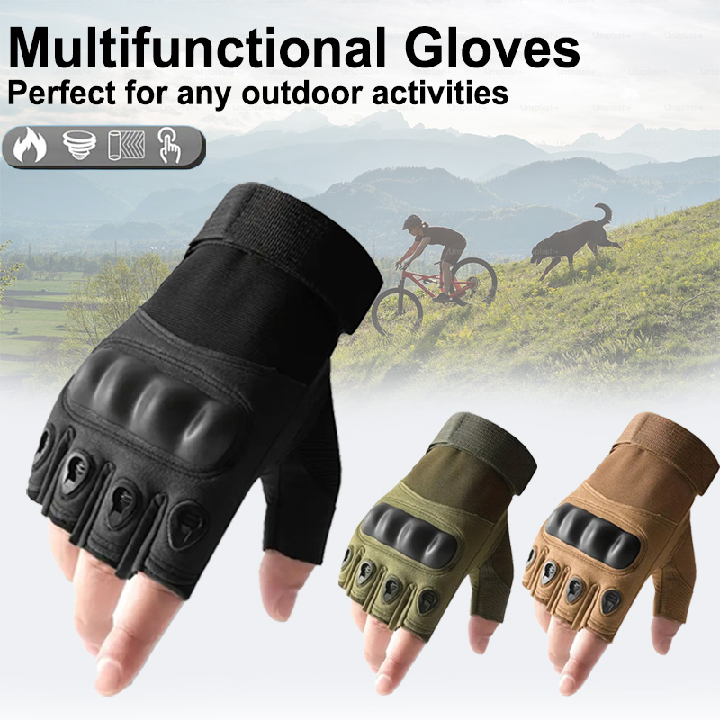 1Pair Tactical Fingerless Glov - Tech Wear Accessories 评论和价格