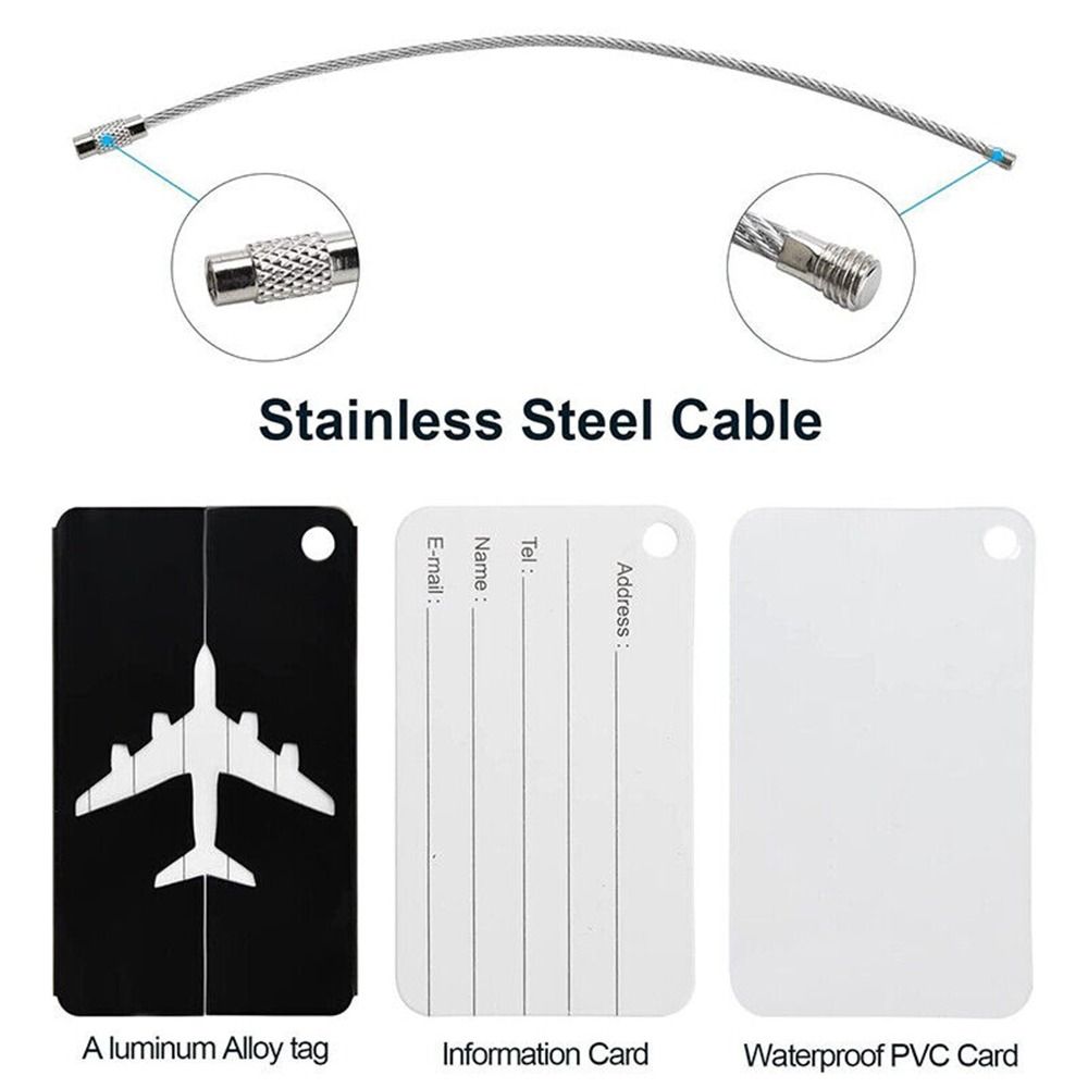 Aluminium Travel Luggage Tags  - Tech Accessories For Travel 评论和价格