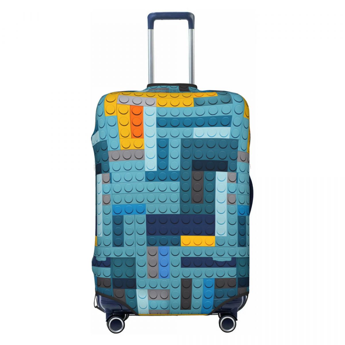 Blue Tech Pixel Building Block - Tech Accessories For Travel 评论和价格