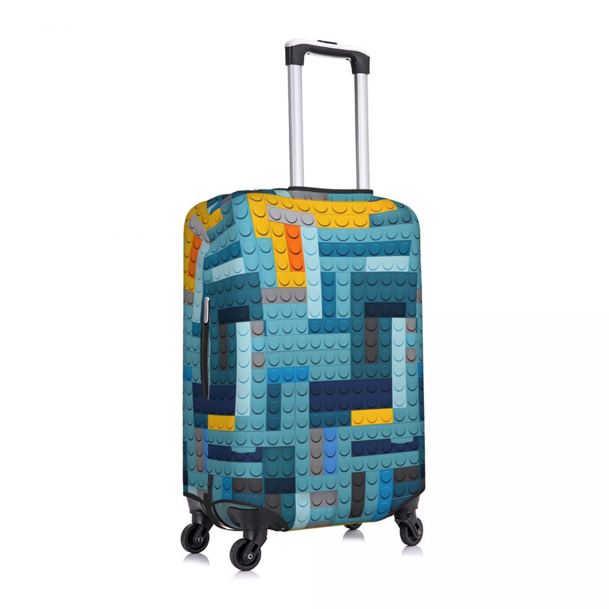 Blue Tech Pixel Building Block - Tech Accessories For Travel 评论和价格