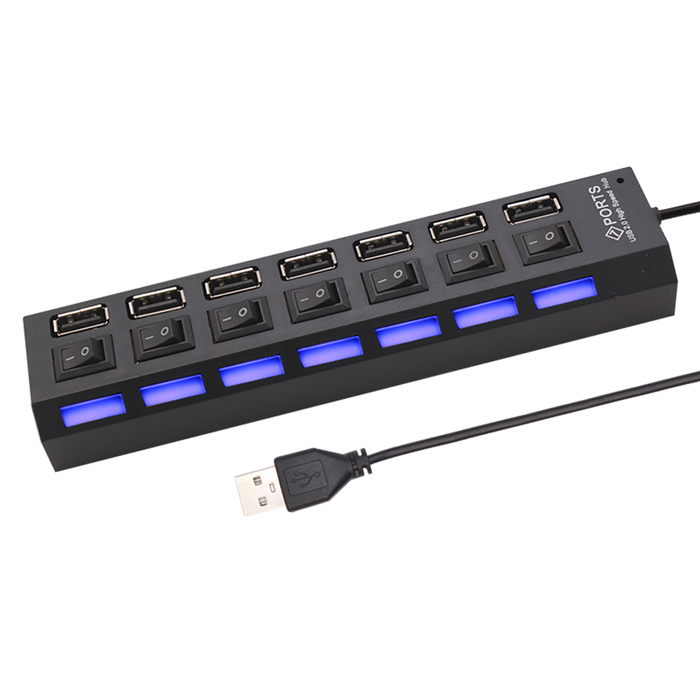 USB 2.0 Hub USB High Speed Spl - Usb Hub 7 Port 评论和价格