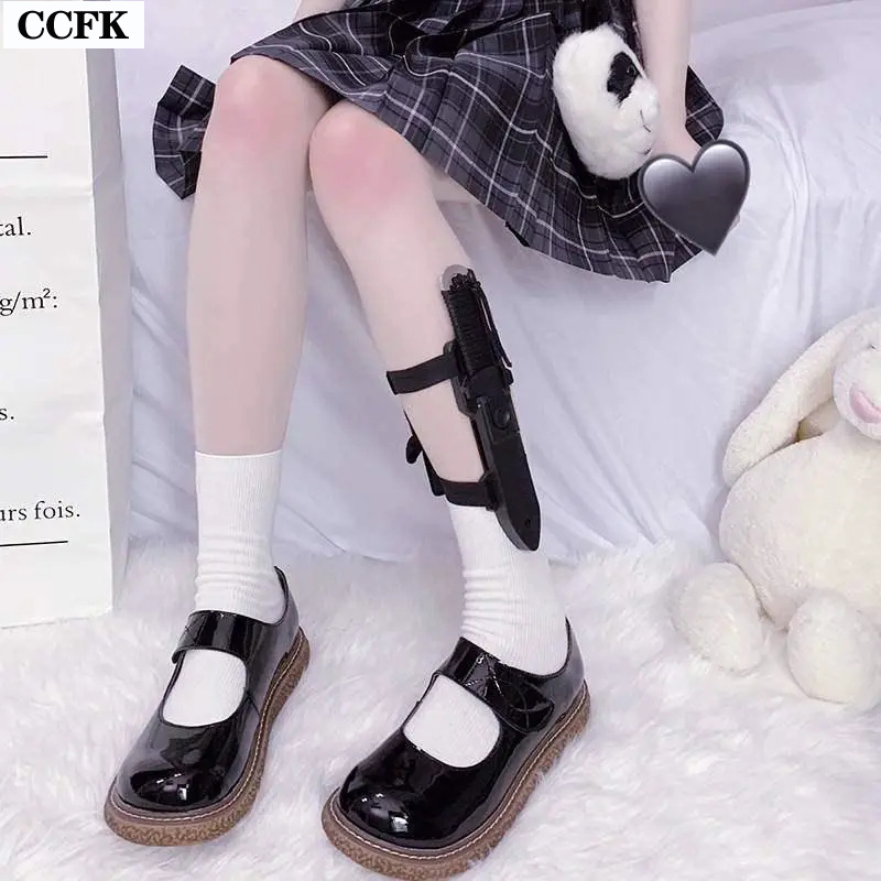 Goth Leg Ring Kawaii Knife Pro - Tech Wear Accessories 评论和价格